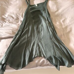 Elan Green Swim Coverup with Elegant Design